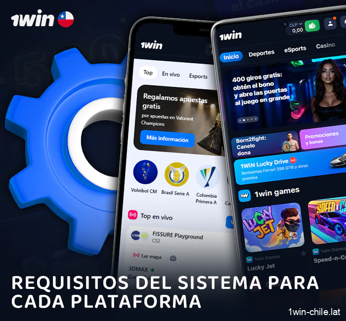Comprueba los requisitos del sistema para la aplicación 1Win