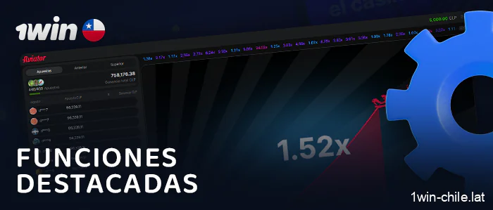 Acerca de las funciones de Crash Aviator en el sitio web 1Win Chile
