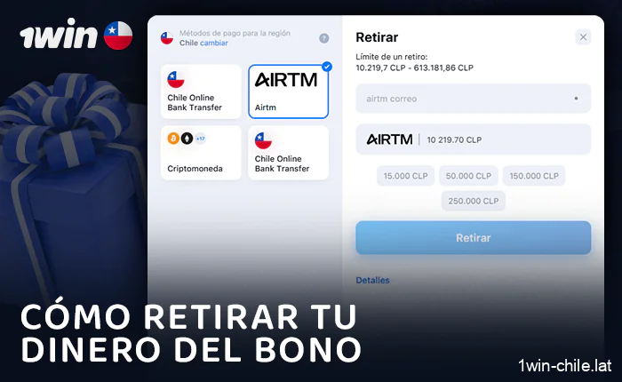 Guía para retirar dinero después de apostar el bono en 1Win
