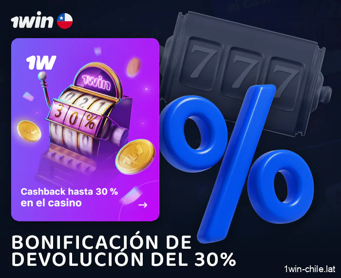 Porcentaje de retorno en las tragaperras del casino 1Win: recupere hasta un 30 %.