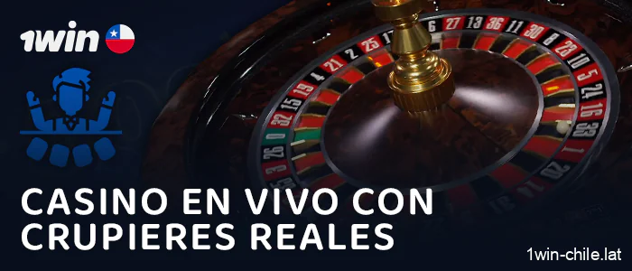 Sección con juegos en vivo en el sitio web del casino 1Win
