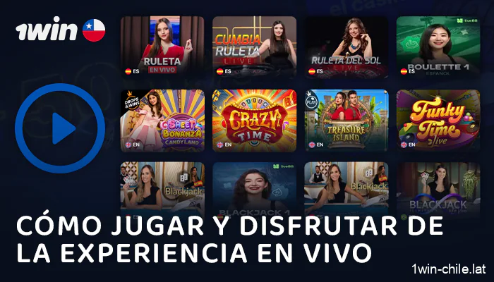 Acerca del funcionamiento del juego en vivo en el sitio web 1Win: cómo jugar
