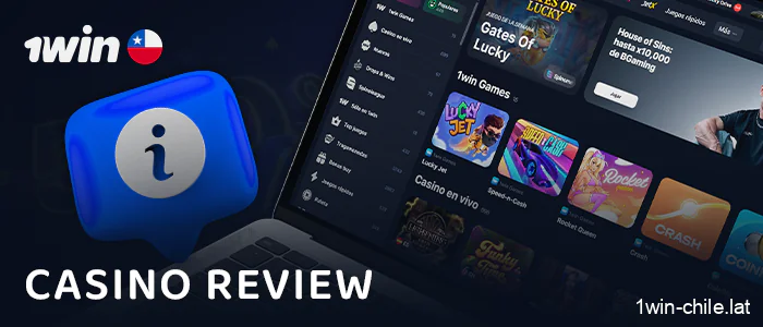 Resumen de las secciones del casino en el sitio web 1Win: información general