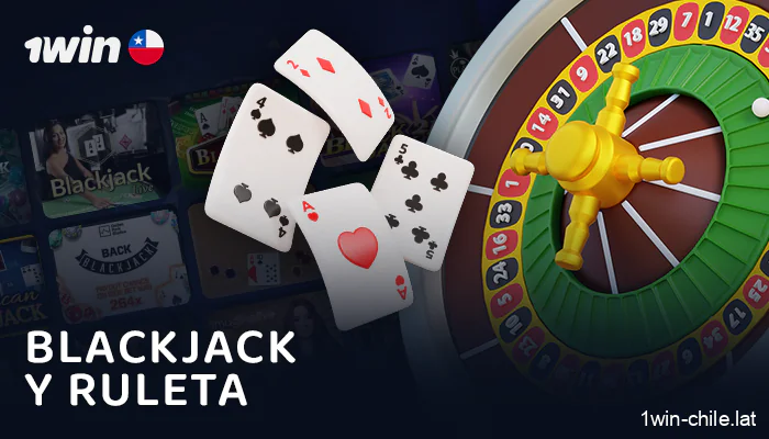 Juega a la ruleta y al blackjack en el sitio web del casino 1Win