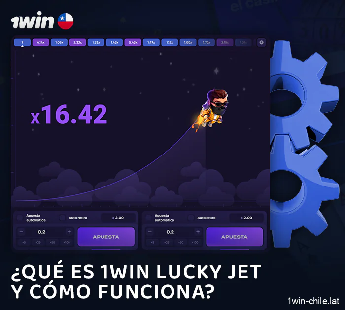 Información introductoria sobre Lucky Jet en el casino 1Win