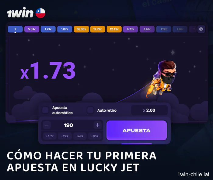 Guía para empezar a jugar a Lucky Jet para jugadores de Chile 1Win