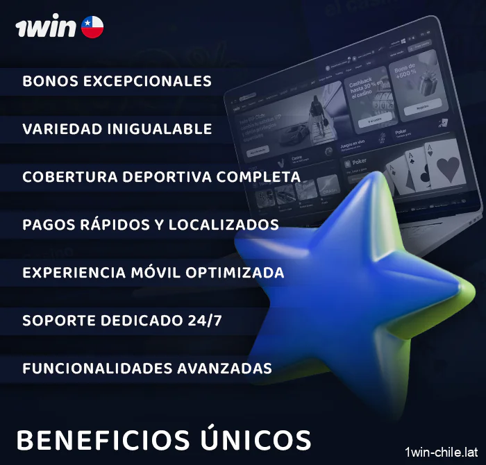 Ventajas de jugar en 1Win online para los jugadores de Chile