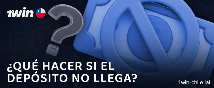 Qué hacer si el depósito no aparece en el saldo de 1Win