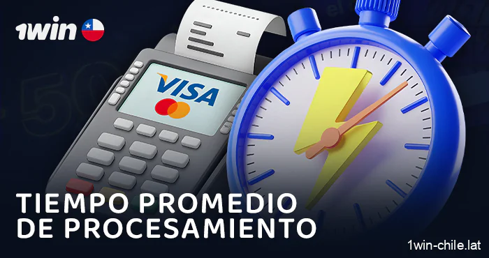 Tiempo de procesamiento de los pagos en el sitio web 1Win Chile