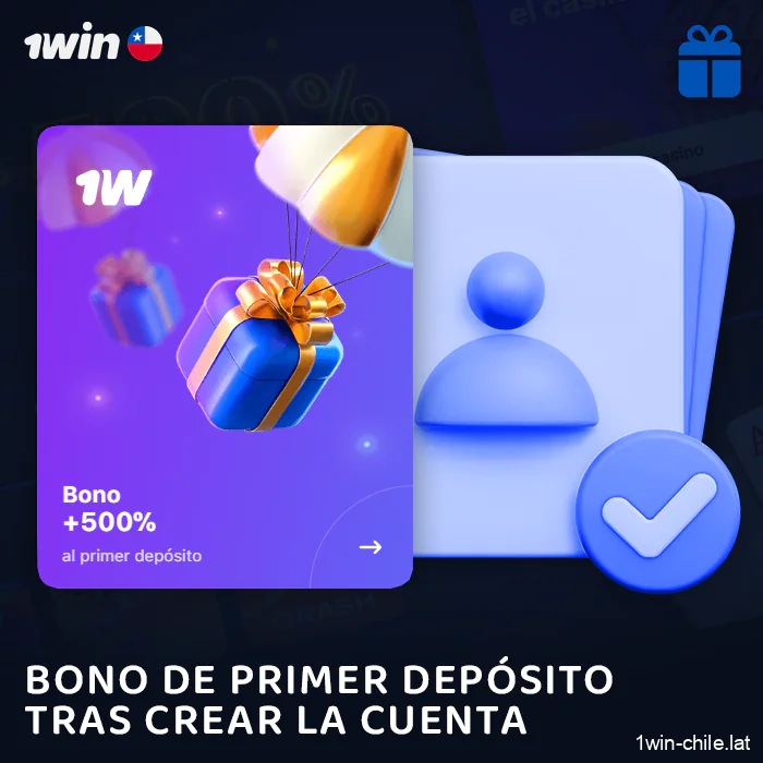 Bono de bienvenida al registrarse en 1Win de hasta el 500 %