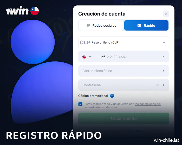 Guía para registrarse rápidamente en el sitio web 1Win