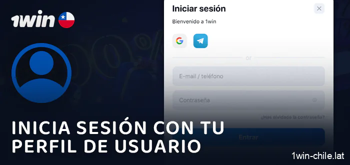 Iniciar sesión en la cuenta 1Win después del registro